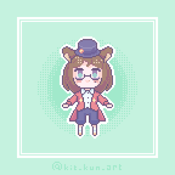 Merci à tous ceux qui ont aimé mon dernier art ! J'espère que vous apprécierez aussi mon art avec les personnages originaux ! Au fait, c'est moi („• ᴗ •„)
#art #artistsontwitter #aseprite #pixelart #pixelartist #OC #dotpict