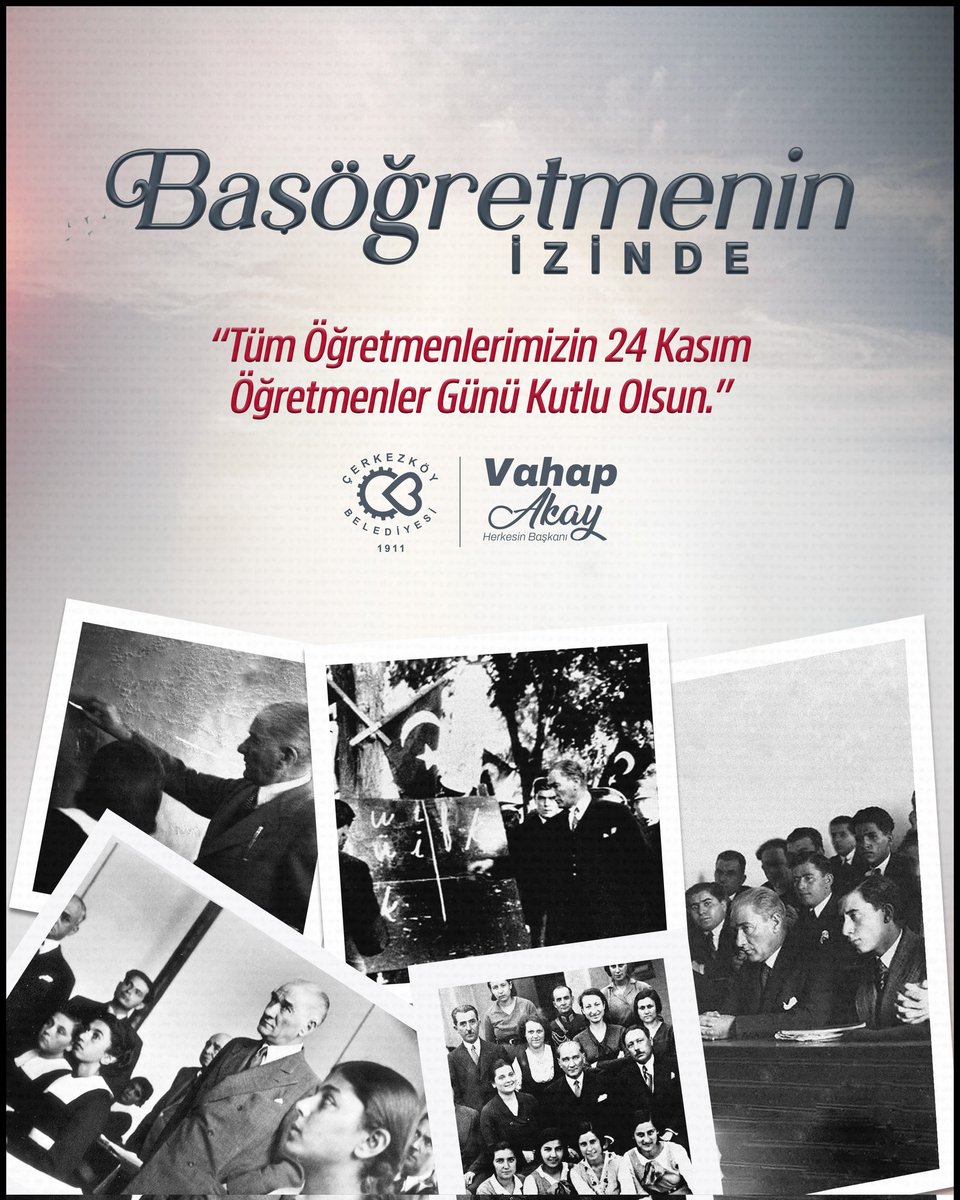🎓 “Eğitimdir ki bir milleti özgür, bağımsız ve büyük bir toplum hâline getirir.”

Aydınlık bir gelecek için emek veren, bilgisiyle yolumuzu aydınlatan tüm öğretmenlerimize gönülden teşekkür ediyoruz.

📚 Başöğretmenimiz Gazi Mustafa Kemal Atatürk’ü saygıyla anıyor; tüm