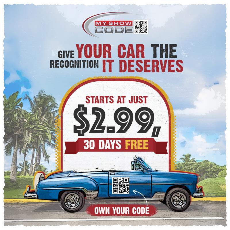 myshowcode's tweet image. Every ride has a story worth scanning. 

Choose a plan that fits your collection. Each QR unlocks your car’s full legacy with secure data, custom profiles &amp;amp; printable plaques. 
Start free for 30 days. → myshowcode.com/pricing 

#MyShowCode  #CarCollectors #CarCommunity #CarShow