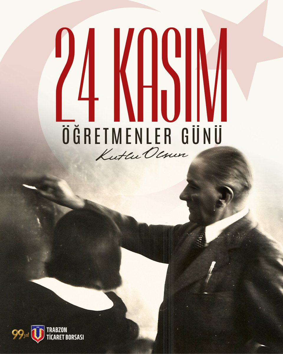 Başta Başöğretmen Gazi Mustafa Kemal Atatürk olmak üzere Cumhuriyetimizin geleceğine ışık tutan tüm öğretmenlerimizin 24 Kasım Öğretmenler Gününü kutluyor, ebediyete irtihal edenleri de saygı ve minnetle anıyoruz.
#24Kasım#ÖğretmenlerGünü