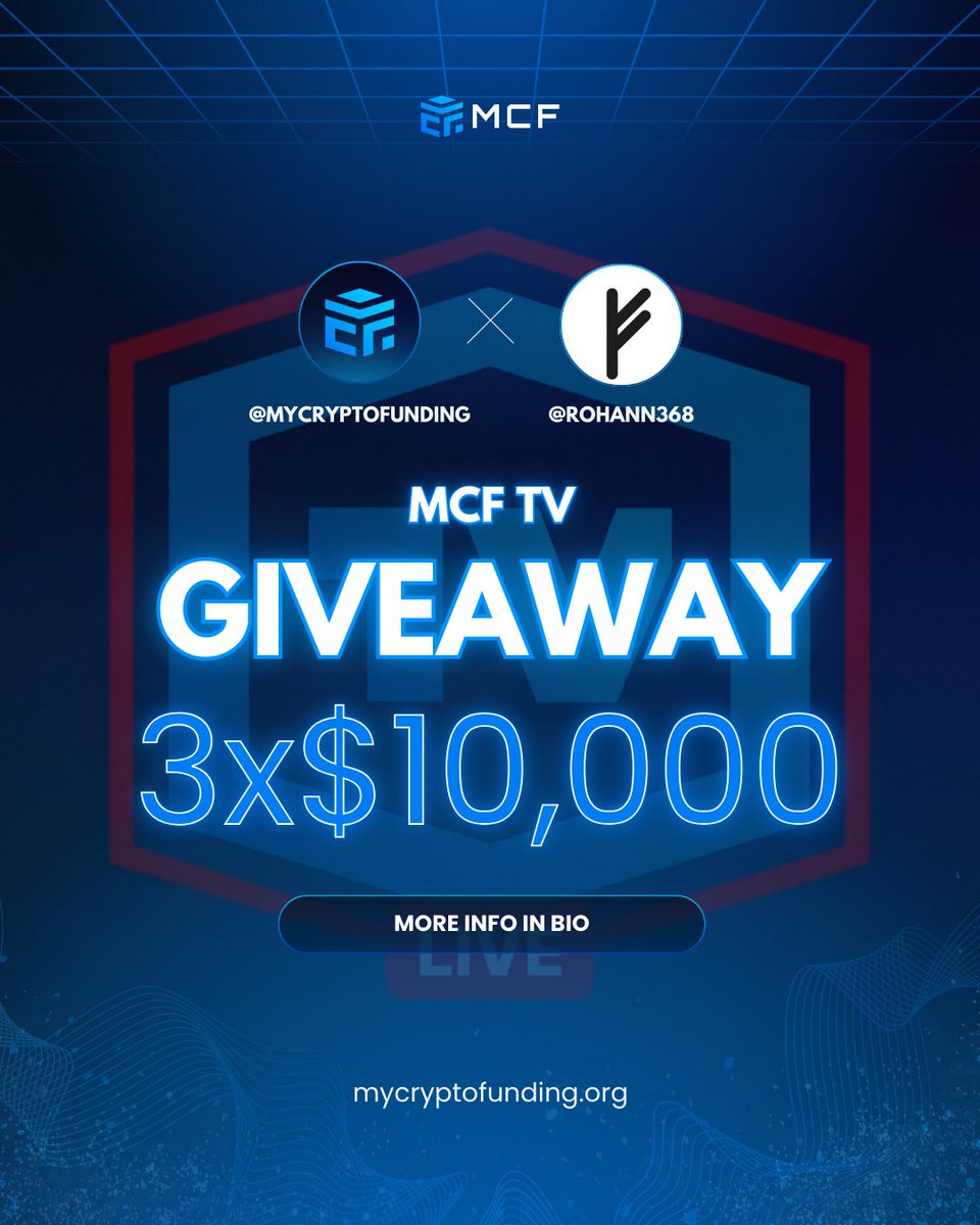 Rohann368's tweet image. Giveaway  3 x 10000

- follow @MCF_TV 

- tag 3 friends

- like and repost

Winners will announce on tomorrow MCF TV YouTube livestream 

So follow