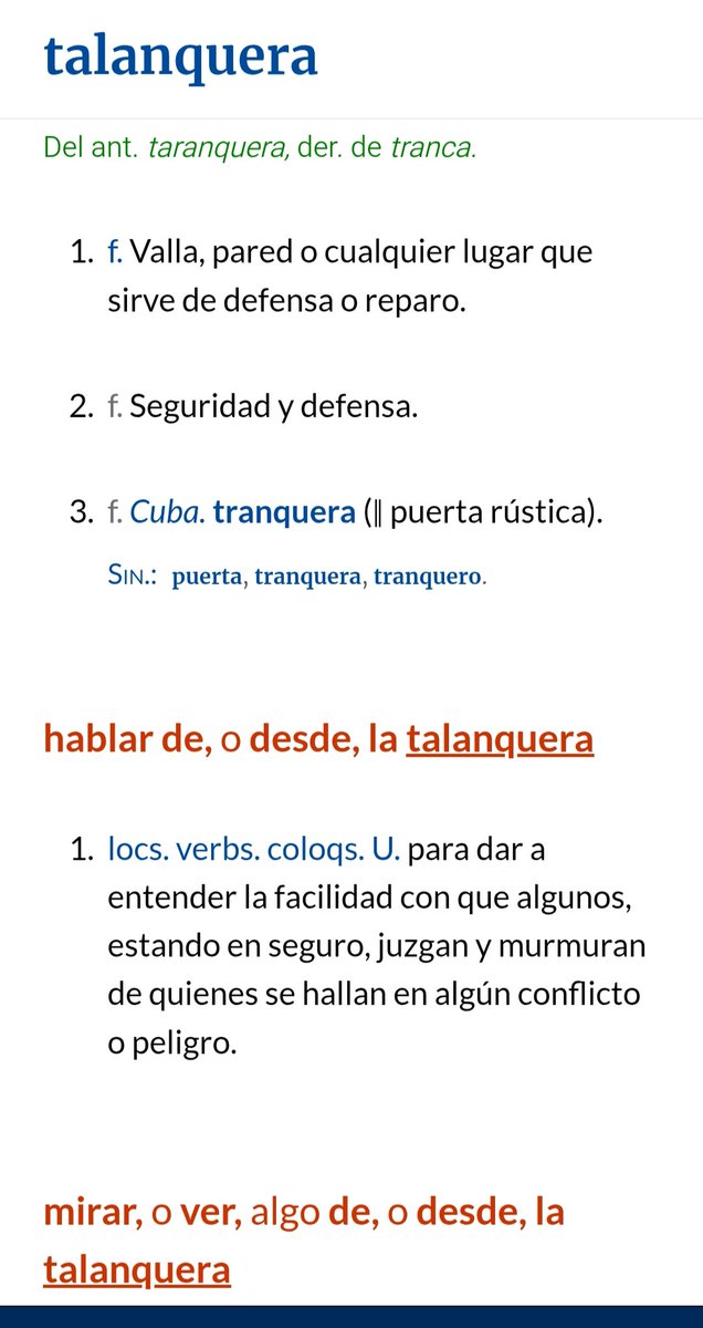 marlenfgo's tweet image. #Talanquera #palabra #diccionario