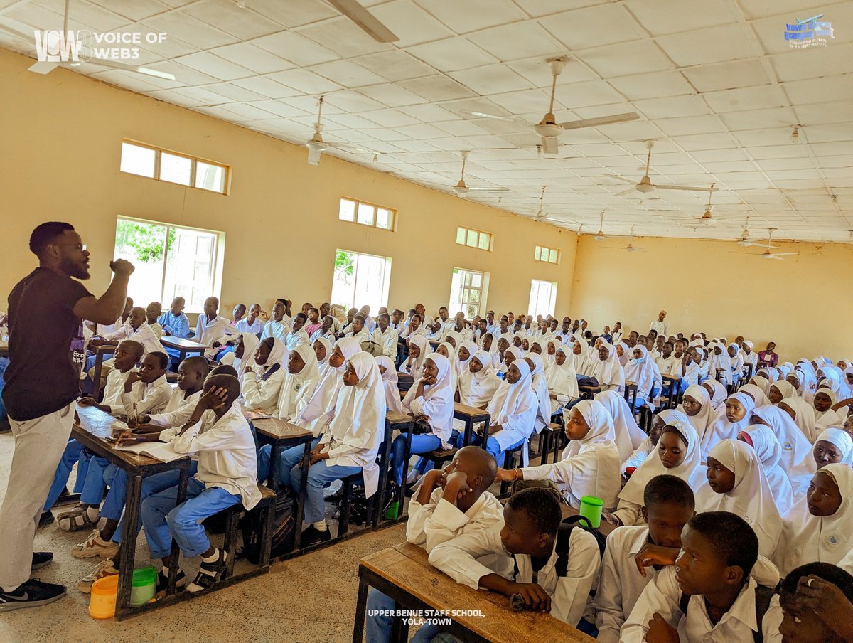 dvoiceofweb3's tweet photo. VOW3 is turning consumers into creators. 

We go into schools and communities to show young people they don't just have to use technology, they can build it, own it, and shape the future with it. 

This is how we're changing the game. 
🪡🧵 https://t.co/eSF7UXx15M