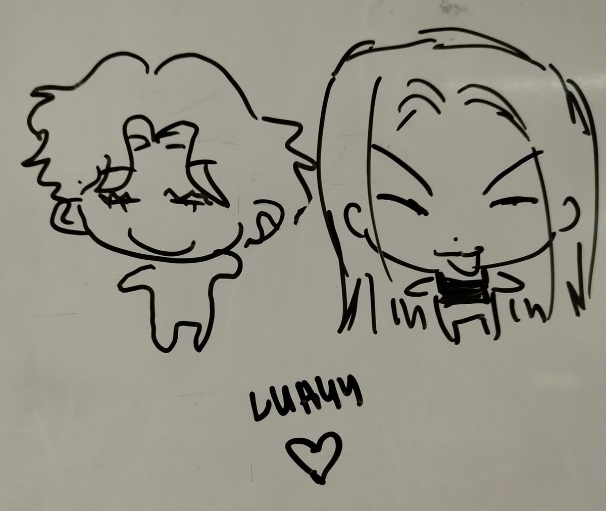 sillies (luka was drawn by my classmate)