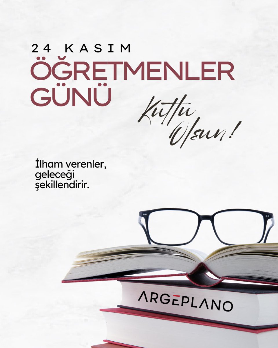 Geleceğimizi aydınlatan tüm öğretmenlerimizin 24 Kasım Öğretmenler Günü kutlu olsun!