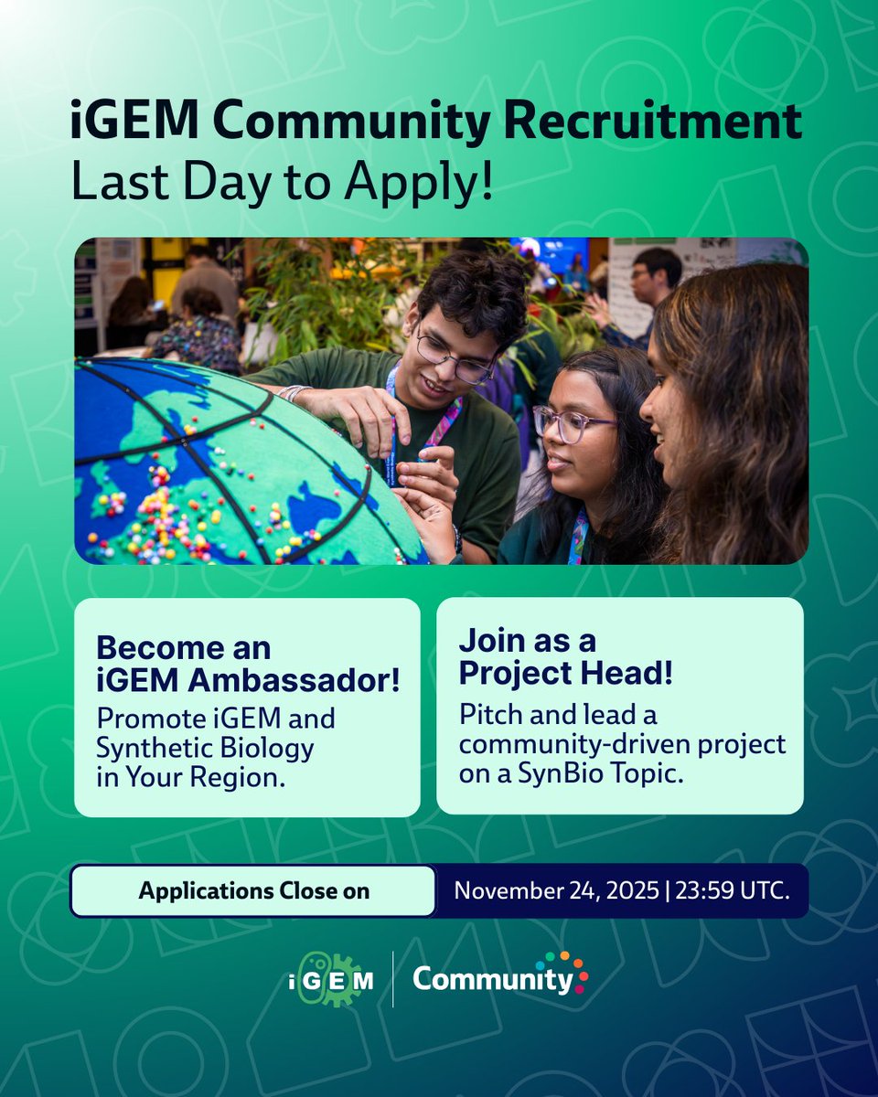 iGEM Community tweet media