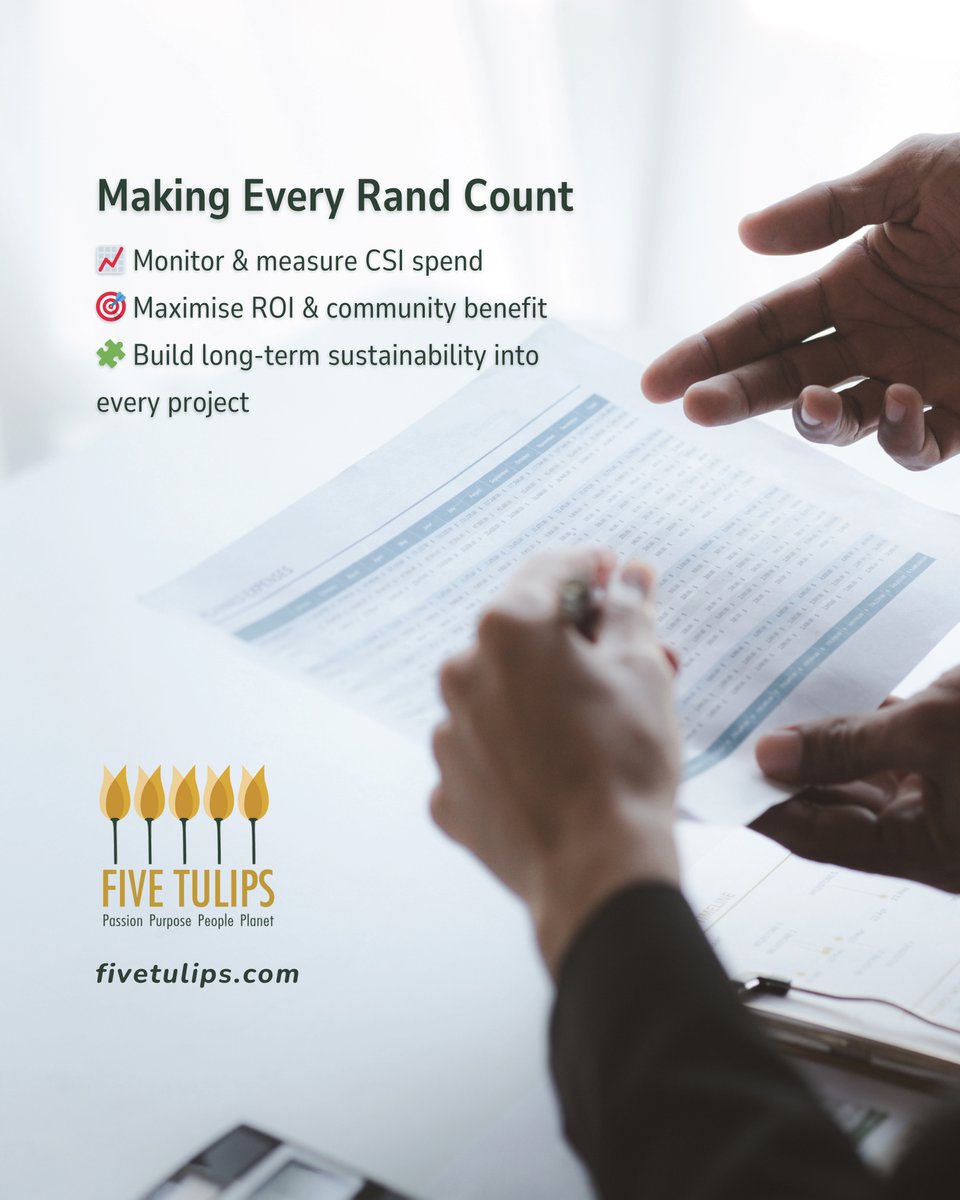 Fivetulips's tweet photo. We don’t just run CSI projects — we measure real impact. 🌱 Results, not reports. 
👉 https://t.co/NsUm6H0QKM
 #FiveTulips #ImpactMatters #CSI https://t.co/oBUXggjSNU