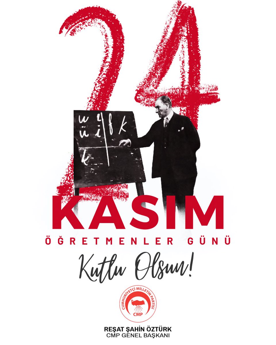 Başöğretmenimiz Gazi Mustafa Kemal Atatürk’ün “Eğitimdir ki bir milleti ya hür, bağımsız, şanlı bir toplum hâlinde yaşatır; ya da esaret ve sefalete terk eder” sözünden ilhamla, geleceğimizi emanet ettiğimiz tüm öğretmenlerimizi minnet ve saygıyla selamlıyoruz.

Cumhuriyetimizin