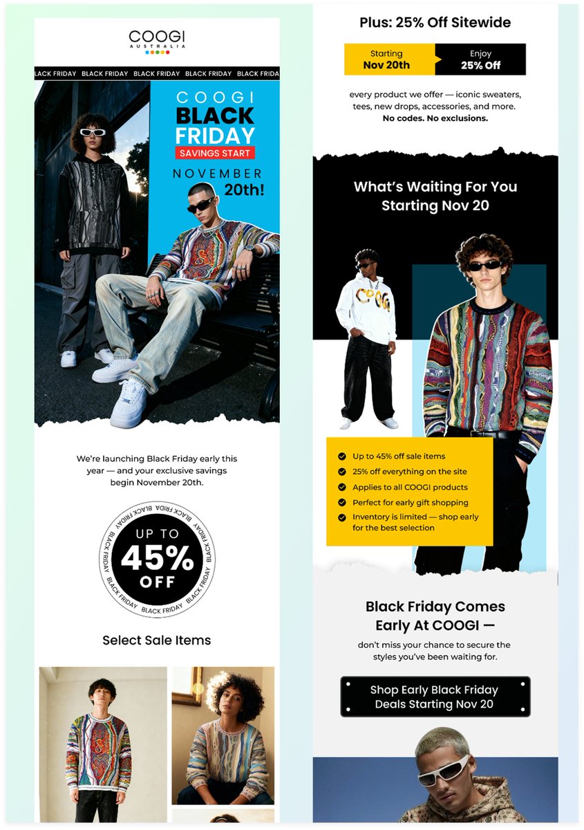 sumeer0001's tweet image. Everyone appreciates a colorful email design!

#emaildesign #klaviyo #figma