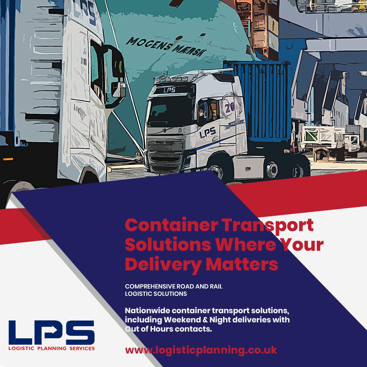 LogisticPlan's tweet image. Logistic Planning Services Ltd - Comprehensive Road and Rail Logistic Solutions.
logisticplanning.co.uk
#oceanfreight  #transport  #containertransport  #supplychain  #LogisticPlanning