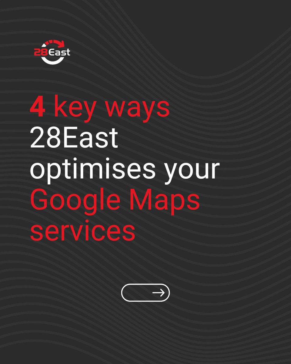 28East's tweet image. Struggling to optimise your Google Maps services?

👉 Swipe through to see how we can help!

#GoogleMaps #APIIntegration #BusinessGrowth #28East #TechForBusiness #LocationServices