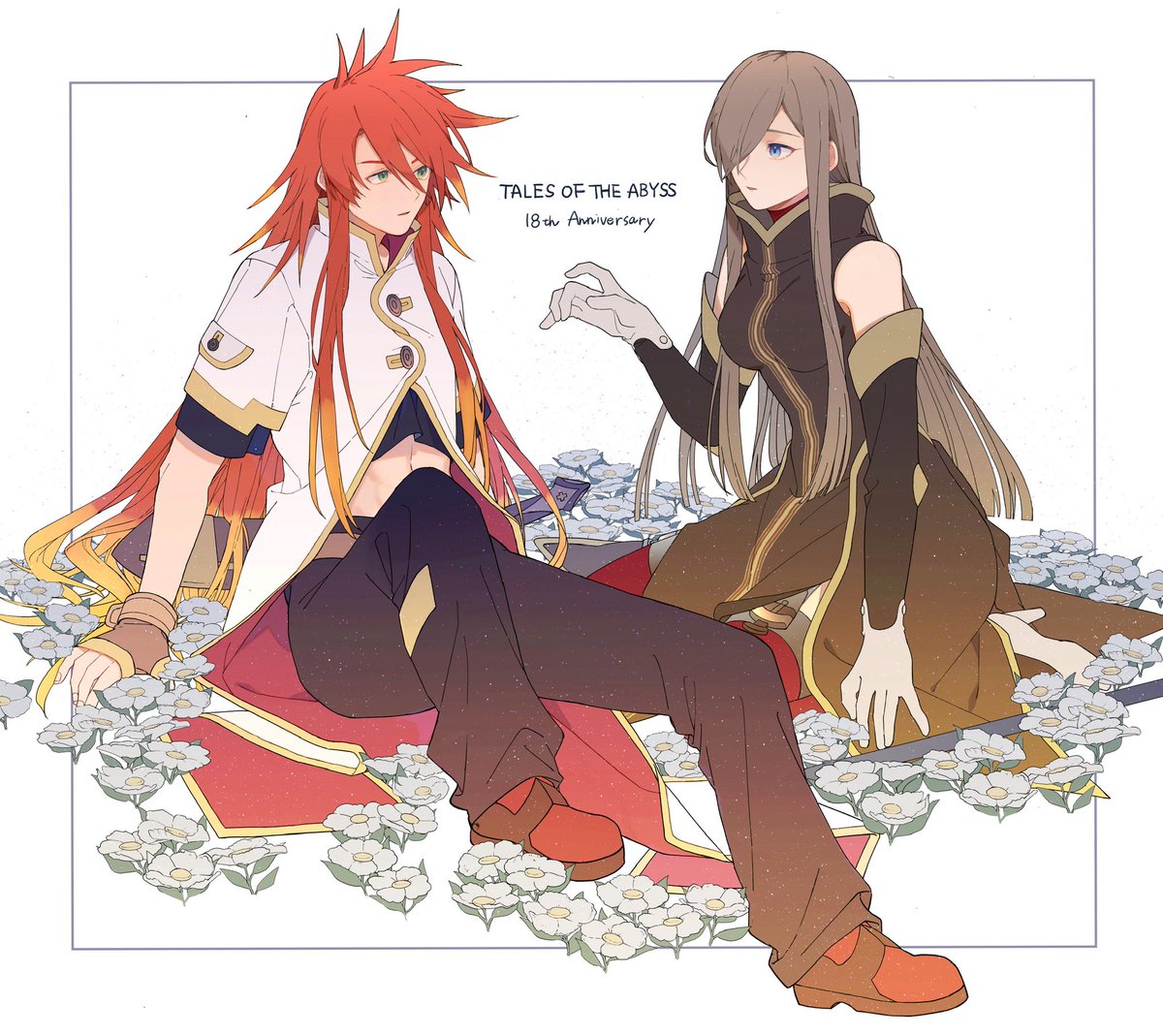 ハマった年に描いた周年絵の再掲