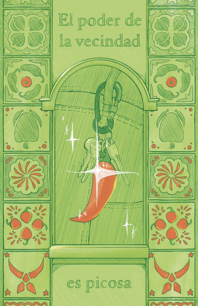 artsyantatee's tweet image. El poder de la vecindad es picosa 

New print I made in collaboration with a friend 🌶️
On a recent trip to Mexico to visit family, she noticed the changes in the spice level of the food to suit the palette of expats
While immigrants are under violent oppression by the state-