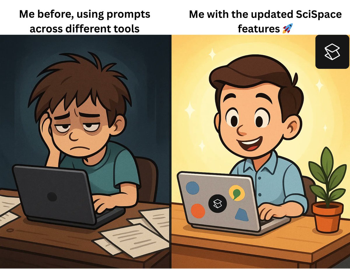 manishkumar_dev's tweet image. 🚨 SciSpace just released new updates that actually understand research.

No more switching between Google Scholar, PubMed, ArXiv, or library portals.

Research now happens in ONE place.

Here’s why it’s a total game changer 👇