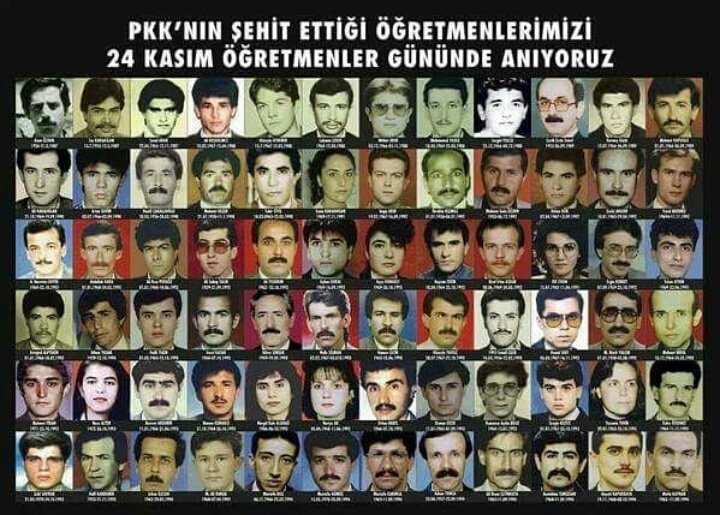 Kerem_Ayranci7's tweet image. Günaydın, Baş Öğretmen Mustafa Kemal Atatürk ve onun yolundan giden öğretmenler olmak üzere Cumhuriyete bağlı tüm öğretmenlerimizin Öğretmenler Günü kutlu olsun.
Ayrıca Eğitim ordumuzun Şehitlerini de onları şehid edenleride hatırlıyorum..
İmralı yolcuları yok hükmündesiniz.
🇹🇷