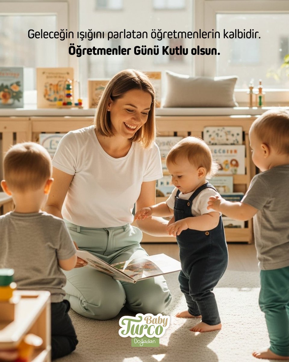 Geleceğin ışığını parlatan öğretmenlerin, Öğretmenler Günü kutlu olsun.

#babyturcodoğadan #babyturco #ÖğretmenlerGünü #24KasımÖğretmenlerGünü