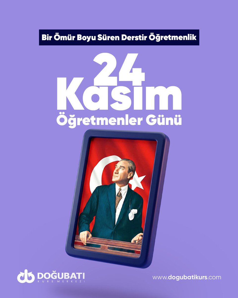 Öğretmenlik, mesai saati bitince biten bir iş değil;
yıllar geçse de aklımızda kalan, hayat boyu süren bir derstir. 💛

Hayatımıza dokunan tüm kahramanlarımızın
24 Kasım Öğretmenler Günü kutlu olsun! 🌟

#doğubatı #öğretmenlergünü #24kasım #öğretmen #saygıvegüven #eğitim