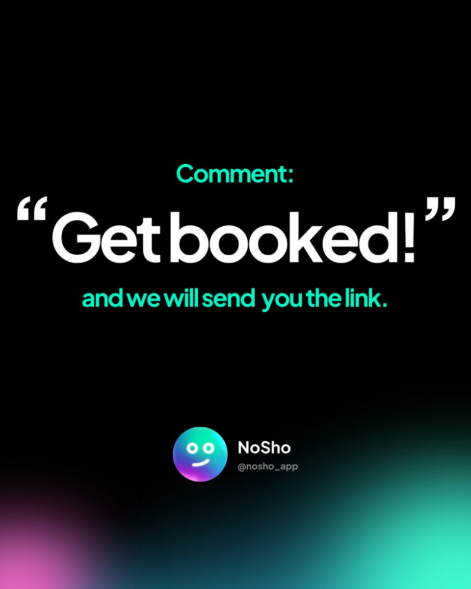 NoSho_app's tweet image. Got that client who reschedules forever or saves a slot “just in case”? 😩 NoSho.app keeps your time respected and your slots filled with no chasing. 

Comment “Get booked!” for the link! 👇✨

#ClientManagement #NoShowSolutions