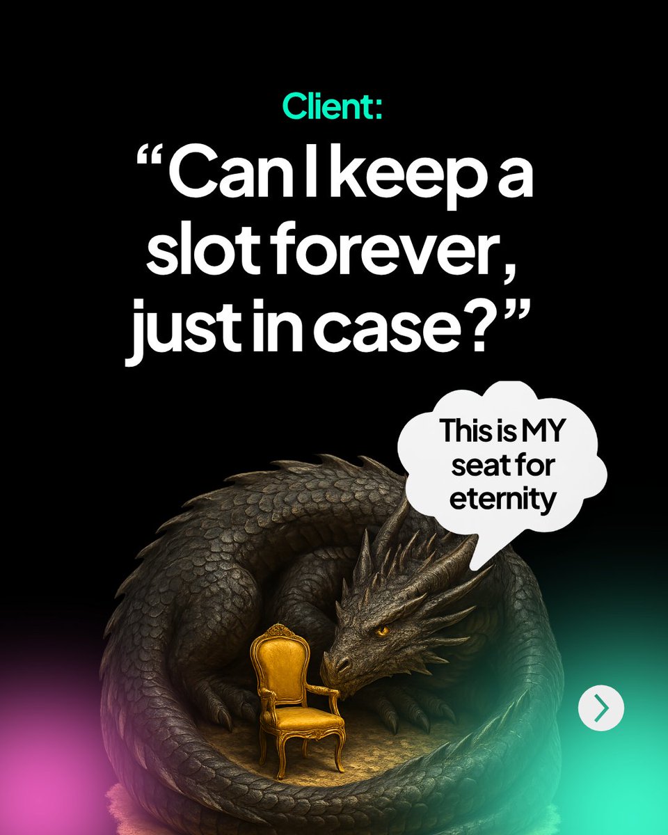 NoSho_app's tweet image. Got that client who reschedules forever or saves a slot “just in case”? 😩 NoSho.app keeps your time respected and your slots filled with no chasing. 

Comment “Get booked!” for the link! 👇✨

#ClientManagement #NoShowSolutions