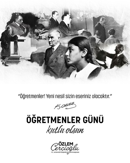 Öğretmenler Günü’nde Aydın’dan Eğitimcilere Saygı