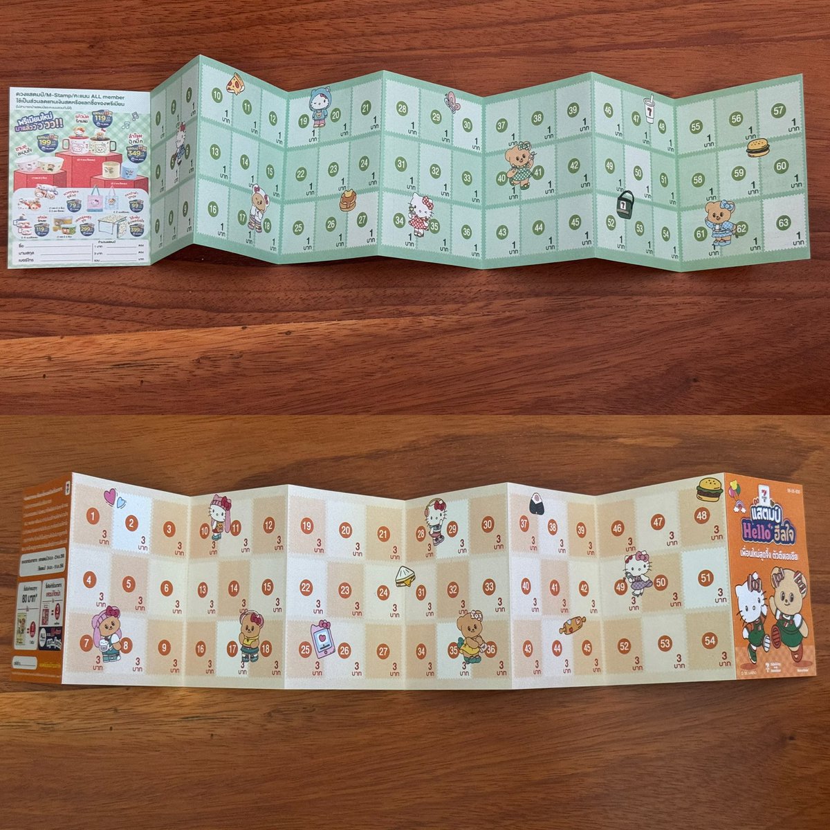 セブン愛用者なので3冊目！

3冊目の台紙の中身かわいくなってる💕