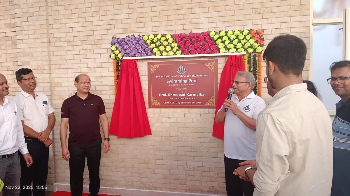 OfficialNBCC's tweet image. #NBCC successfully hands over the final infrastructure of the IIT Bhubaneswar project  the state-of-the-art Swimming Pool  to the client. The facility was inaugurated  by the Director, IIT Bhubaneswar.

 #ProjectDelivery