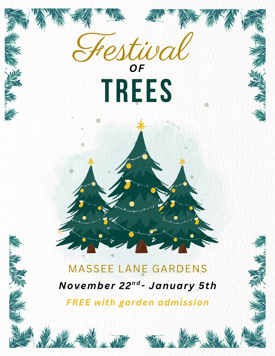 Be sure to stop by Massee Lane Gardens this holiday season! 🎄🎄 #masseelane #georgiaevents #holidays