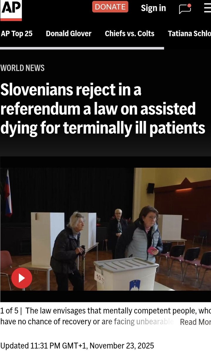 Congratulations to the Slovenian people for rejecting euthanasia in a referendum held on Christ the King Feast.
* * *
Čestitke Slovencem za zavrnitev evtanazije na referendumu, ki je potekal na praznik Kristusa Kralja.