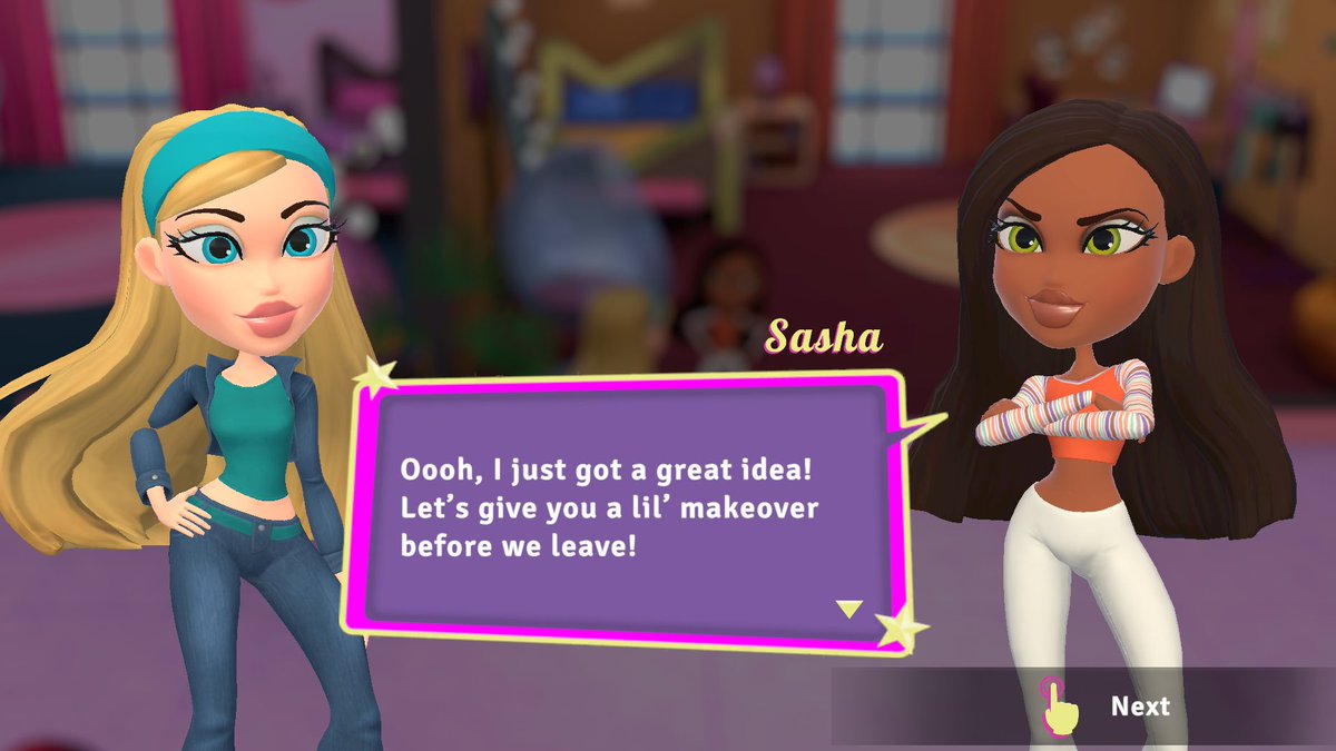 allicatttx's tweet image. switched games #BRATZ