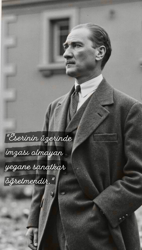 Başöğretmenimiz
Mustafa Kemal Atatürk'ün izinde.
Tüm öğretmenlerimizin, öğretmenler günü kutlu olsun.

 #24KasımÖğretmenlerGünü
 #BaşöğretmenimATATÜRK