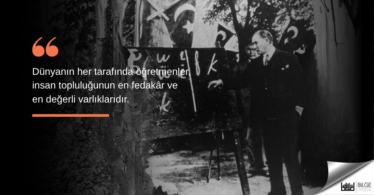 Fedakârlıkları, bilgileri ve yol göstericilikleriyle her toplumun en değerli varlıkları olan öğretmenlerimizin 24 Kasım Öğretmenler Günü’nü kutlu olsun!
#24kasımöğretmenlergünü