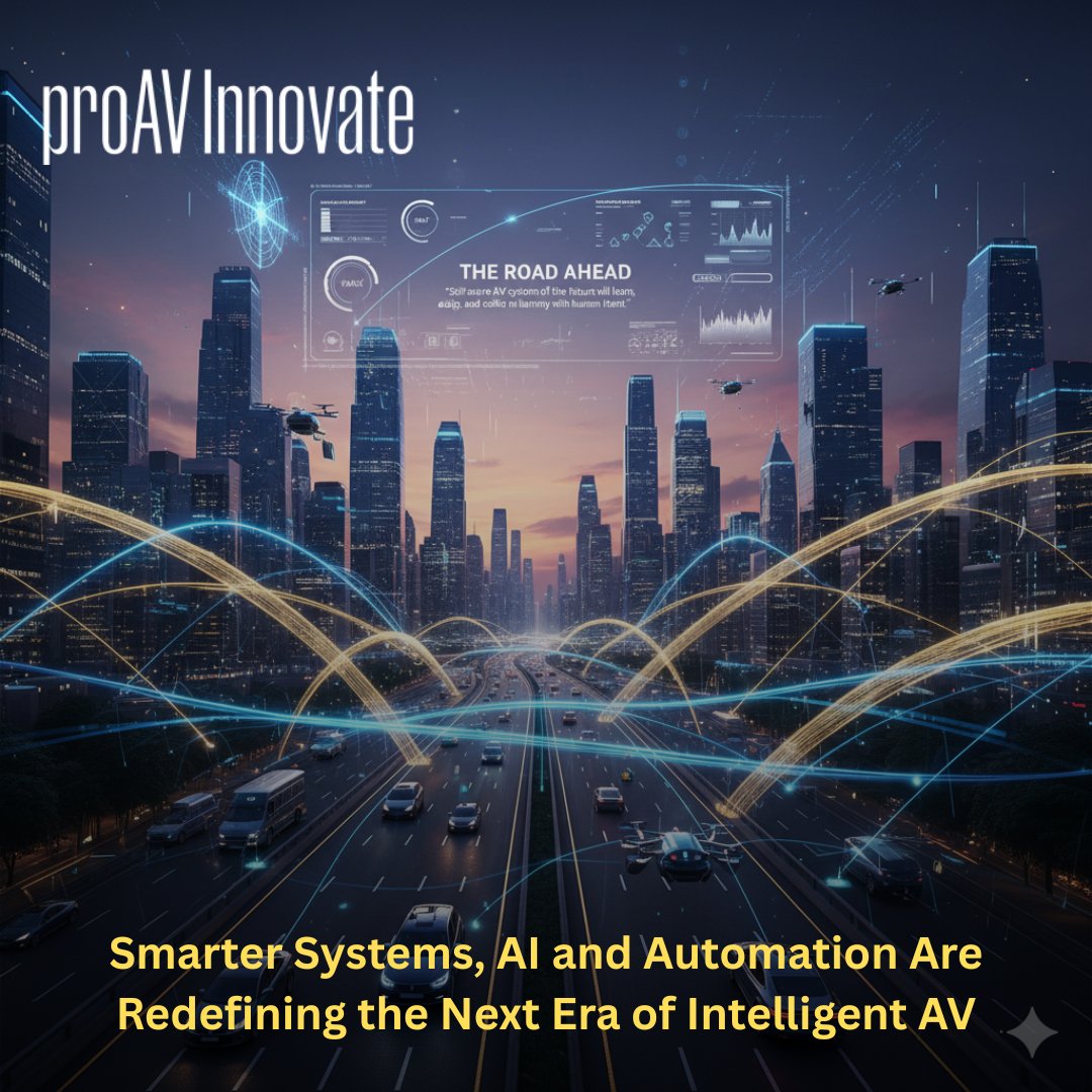 proavInnovate's tweet image. Welcome to the next era of intelligent AV. 🌐🤖

Smarter systems powered by AI &amp;amp; automation are boosting precision, speed &amp;amp; reliability in control environments.

Read more - proavinnovate.com/feature/smarte…

#AutomationTech #SmartInfrastructure #AVSolutions #proavinnovate