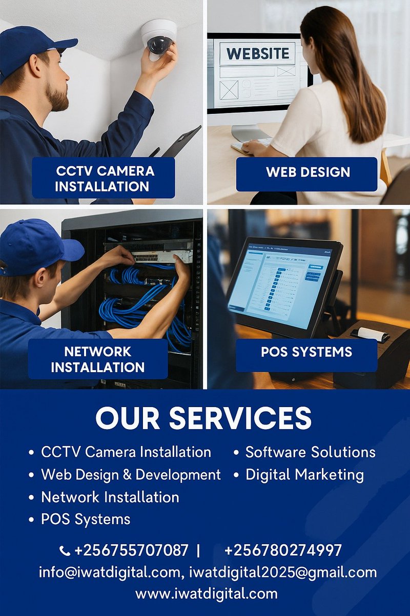 iwatdigital's tweet image. Surely The new week is upon us, and @iwatdigital, we help fully digitize your company, from website designing to Security camera installation, social media management and POS systems

Reachout today✍️
