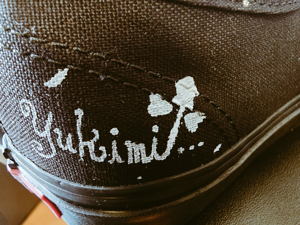 注文してた靴が届いた～👍✨
履いて上から見ると更に美しく見える♪
後ろに名前も入れてもらった♪
<a href="/MLMSWGAME/">MLMSW Game（割男）</a> 
割男さん素敵な靴をありがとうございます！！