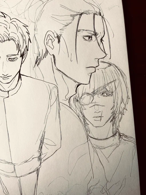 おえかき帳に落書きしてたらとんでもなく美人のバデちが生まれたから見て
オクジーくんがもう騎士の顔してる 