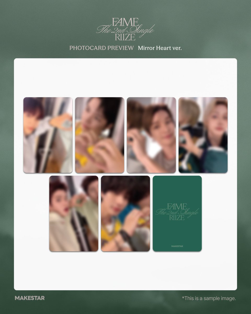 RIIZE fame makestarトレカ 香港 3枚セツト A Riize Fame Makestar