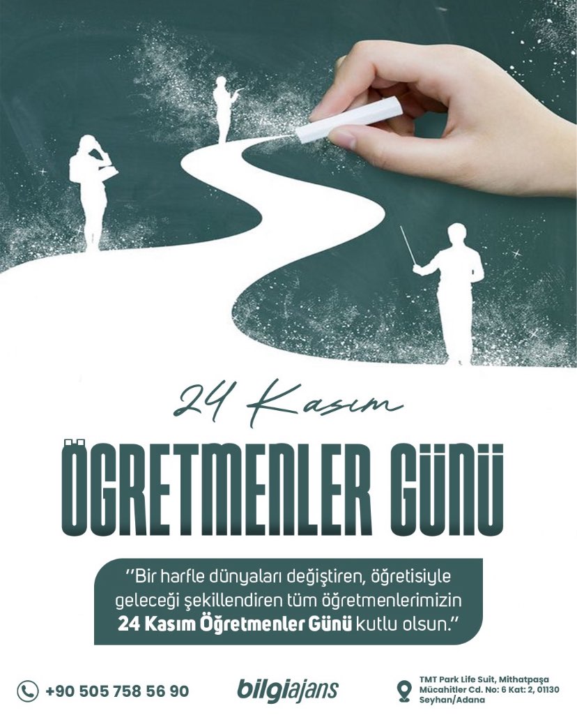 Tüm öğretmenlerimizin 24 Kasım #ÖğretmenlerGünü kutlu olsun.