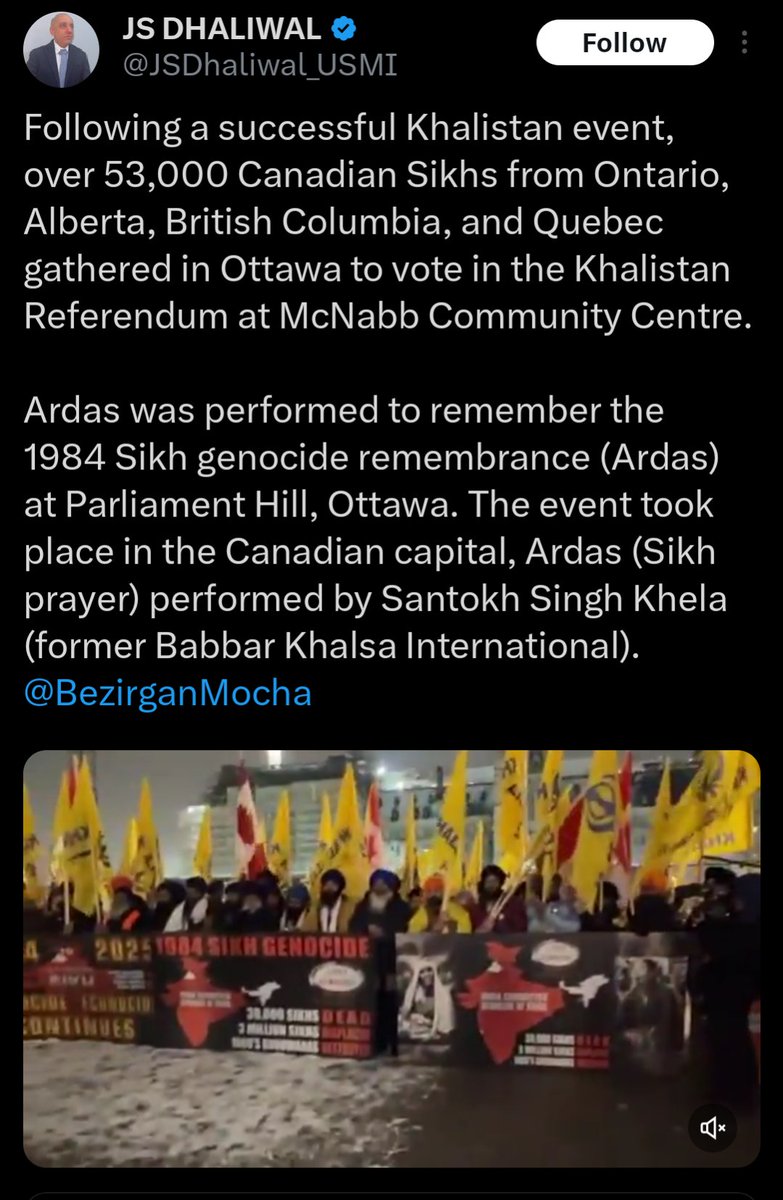 OnTheNewsBeat's tweet image. It&apos;s not an exaggeration to say Khalistanis are terrorists

Look at the last line here, BKI is a listed terrorist group in Canada and these events are being held on public property.