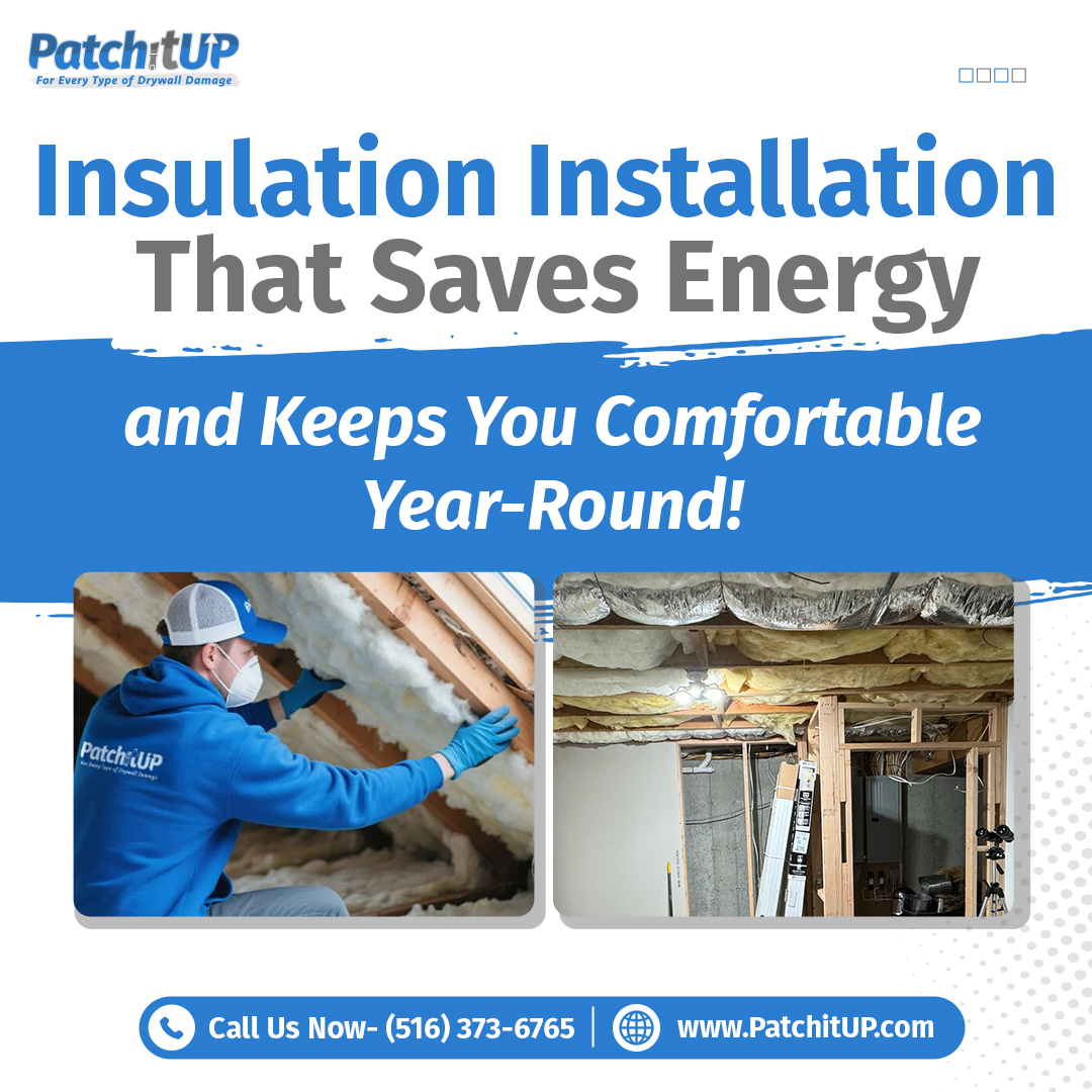 PatchitupTeam's tweet image. Insulation Installation That Saves Energy and Keeps You Comfortable Year-Round! Keep your home cozy in winter and cool in summer with expert insulation. Lower bills, better comfort, smarter living!

Visit: patchitup.com/locations/nass…
#InsulationInstallation #EnergySavings