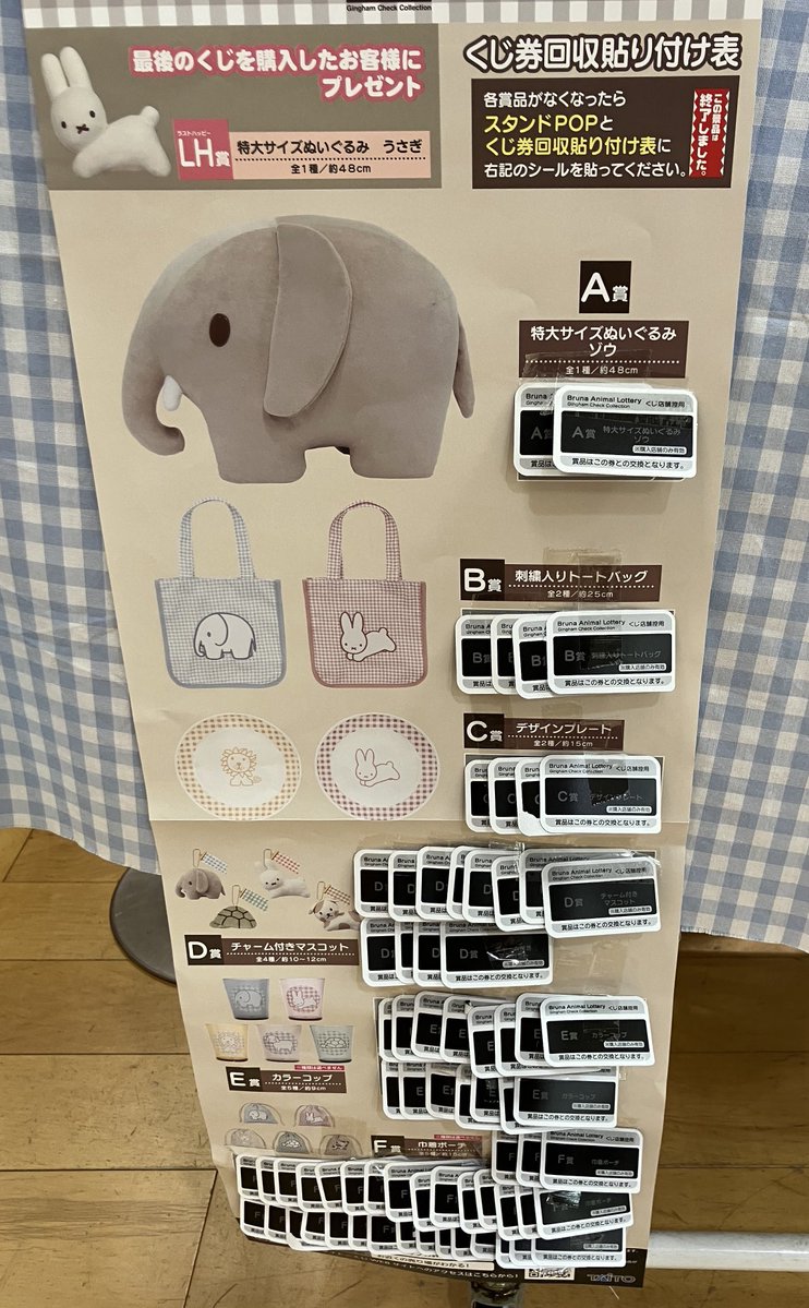 maruzen_ariake's tweet image. 先程終了致しました🙌
#タイトーくじ
#ブルーナアニマル
