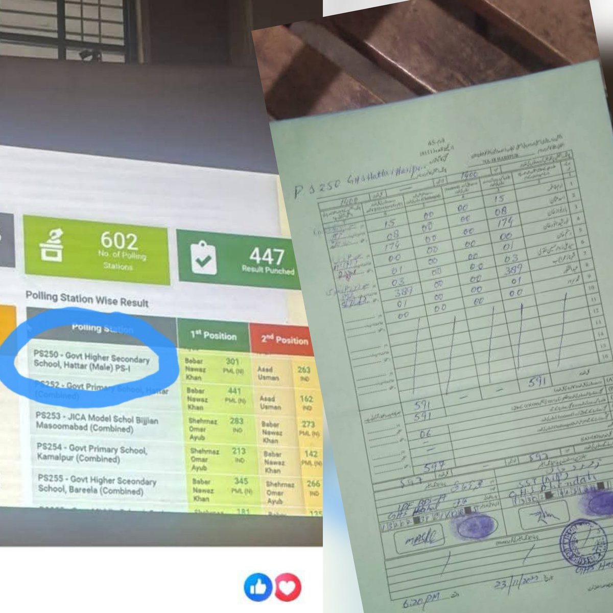 فارم 45 اور فارم 47 میں فرق جان کر جیو
این اے 18