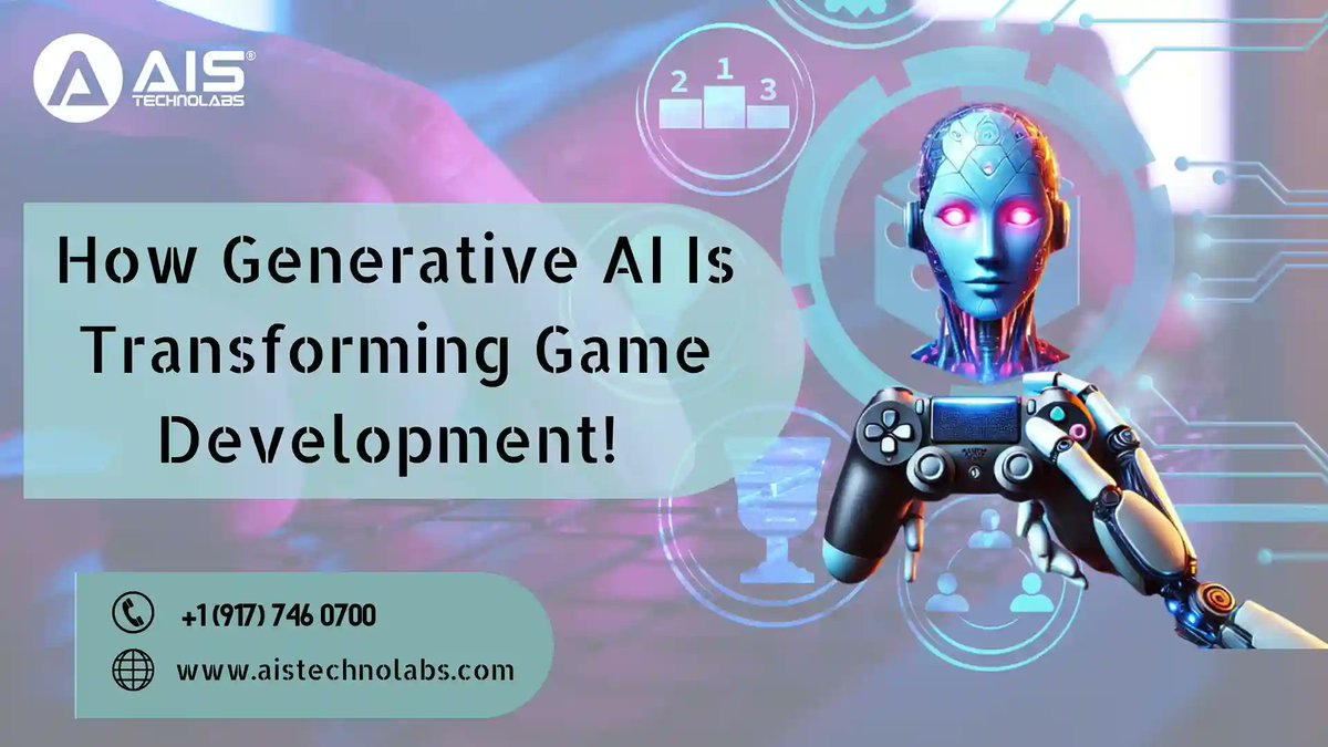 aistechnolabs's tweet image. 🎮 Generative AI is speeding up game development and making gameplay more immersive.

From procedural worlds to AI-driven assets, smarter NPCs &amp;amp; adaptive stories — the industry is leveling up fast.

Read more 👉aistechnolabs.com/blog/generativ…

#GameDevelpoment #GenerativeAI #AIinGaming