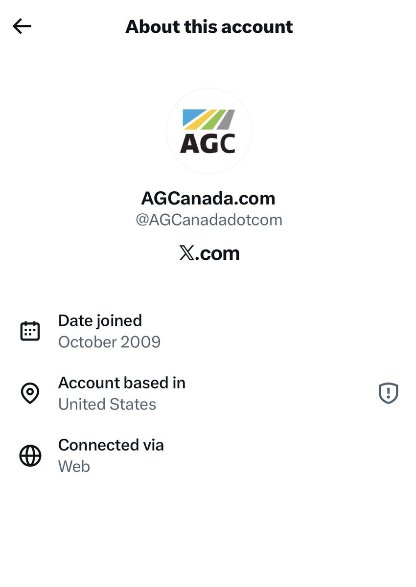 Speaking as the person who created the <a href="/AGCanadadotcom/">AgCanada.com</a> account at my desk in Winnipeg, I can safely say <a href="/X/">X</a>’s new “about this account” feature needs a bit o’ work