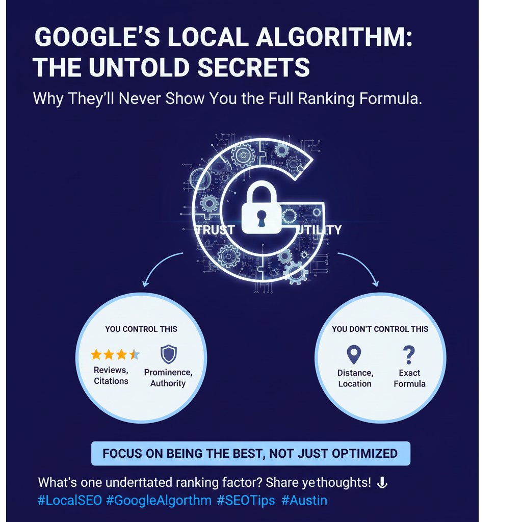 h540133_h's tweet image. Google wants the best local result, not the most optimized one. 🤫

Their opacity is strategic. To rank in Manchester, UK, focus on:

Prominence (Trust/Reviews)

Utility (Being the clearest answer)

Underrated ranking factor? Drop your thoughts! 👇

#LocalSEO #GoogleAlgorithm