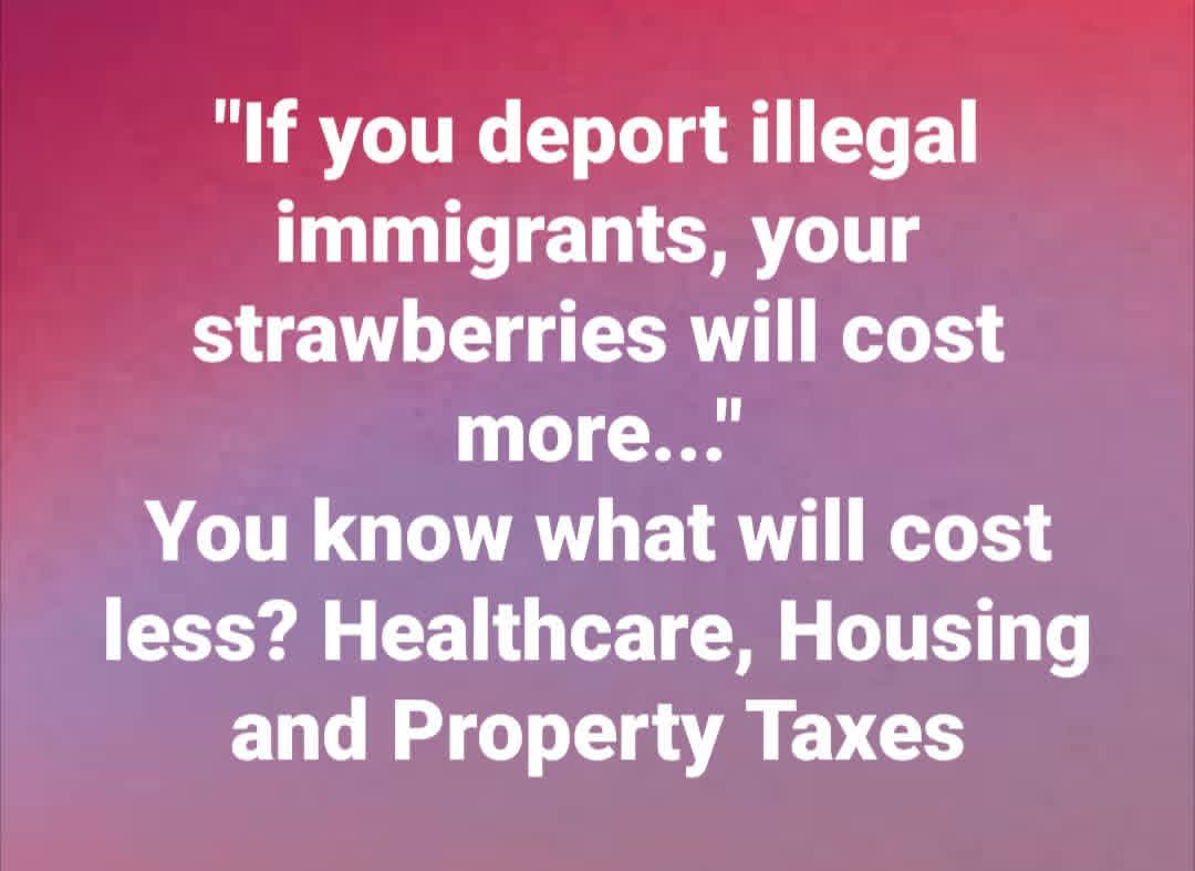 Deport them all. 

Make America Affordable Again.