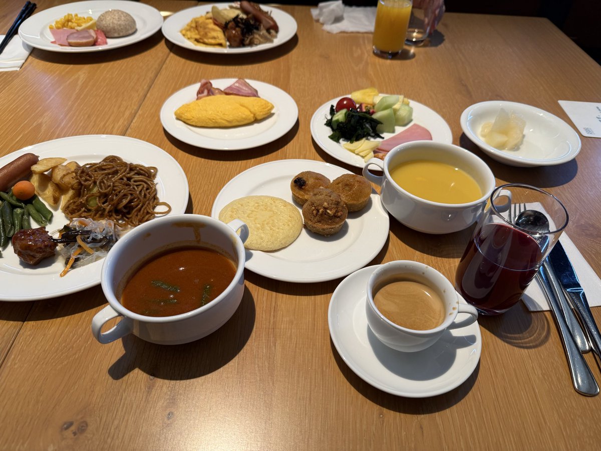 iawak_a's tweet image. Today&apos;s #breakfast
#evolution
#fourpoints by #sheraton nagoya chubu international airport
#marriottbonvoy