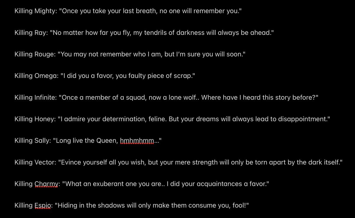 Thatshaxo2's tweet image. Mephiles OM moveset and stuff in the works