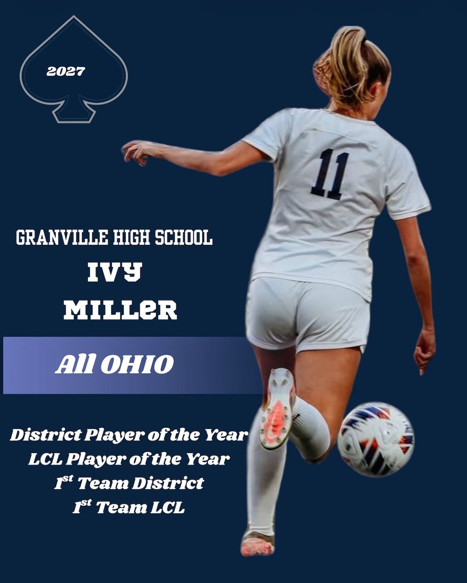 Junior high school season complete! Thankful for my awesome coaches and teammates! <a href="/SportingCol/">Sporting Columbus</a> <a href="/GV_Blue_Aces/">Granville Athletics</a> <a href="/ImYouthSoccer/">ECNL/GA/Recruiting/College Soccer</a> <a href="/ImCollegeSoccer/">College Soccer Truth ™</a> <a href="/Coach_Merrick1/">Dave Merrick</a>