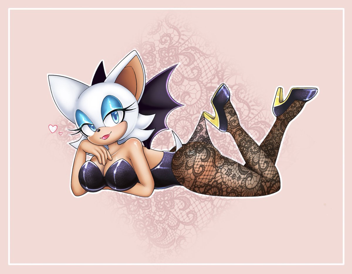 SALTY_KIWI_'s tweet image. The Tights trend, but it’s Rouge 💕