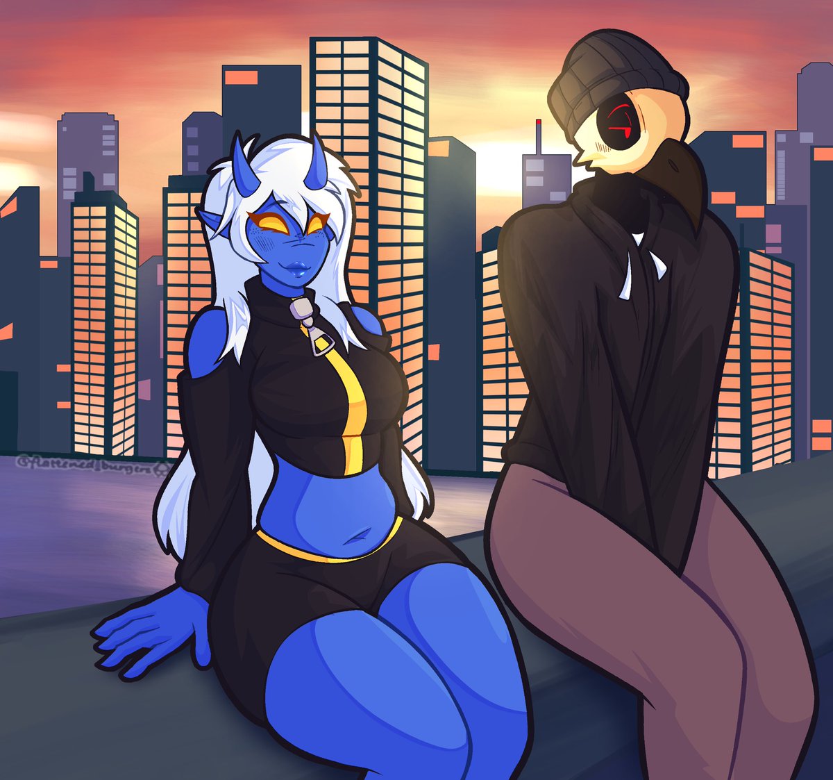 Me and <a href="/rukitooty/">aruki</a> sonas sitting together😼😼